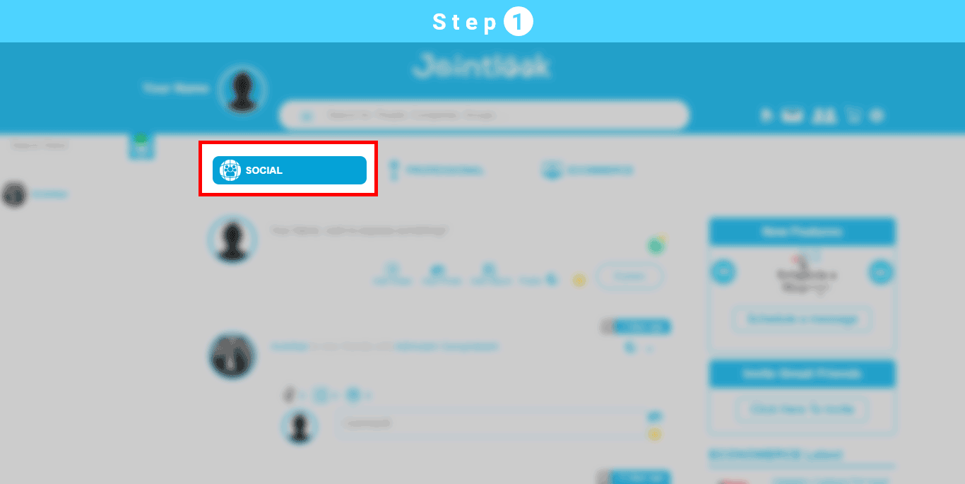 Share/ Express a Post/Status on Jointlook